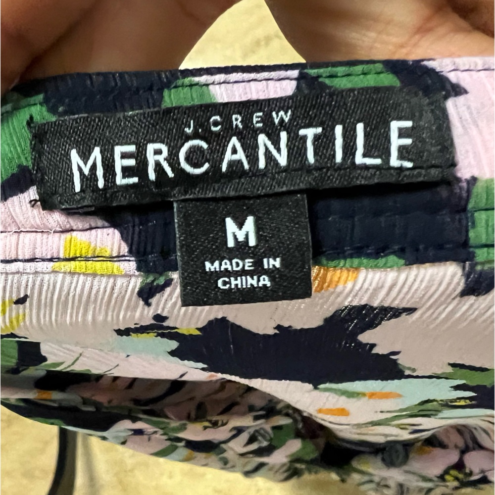 J.Crew J Crew Drapey Tie-Front Floral Dress - Women | Color: Pink | Size: M - Picture 9 of 10